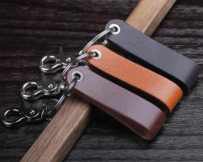 Luxury Design Brand Creative Travel Leather Keychain Pendant